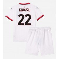 Maglia Calcio AC Milan Emerson Royal #22 Seconda Divisa Bambino 2024-25 Manica Corta (+ pantaloncini)